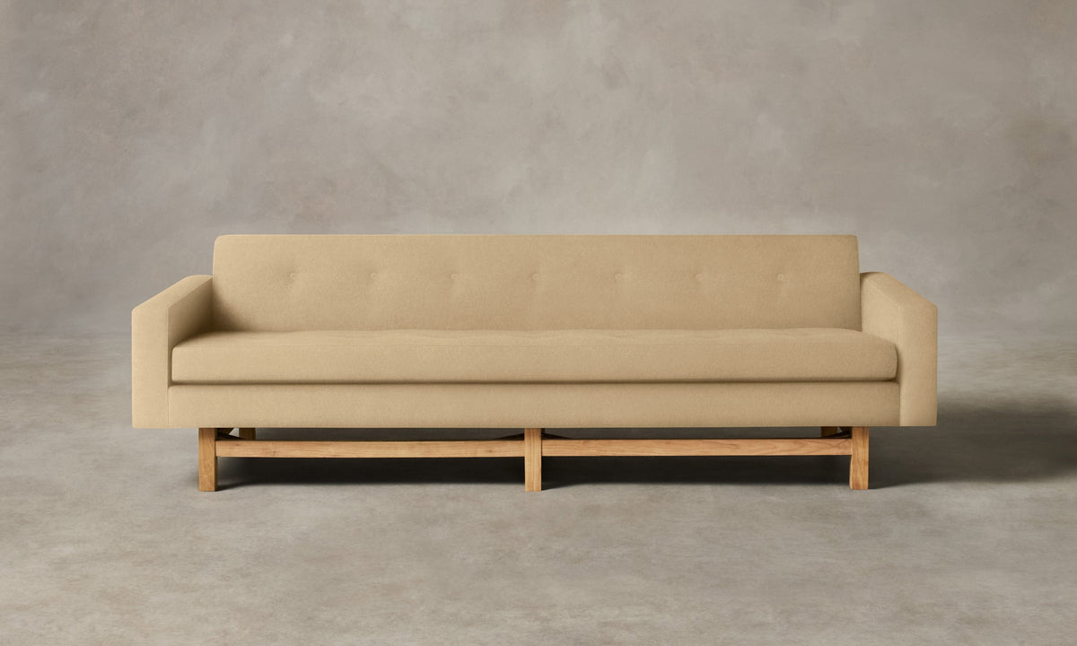 The Anders Sofa - Performance Velvet Taupe