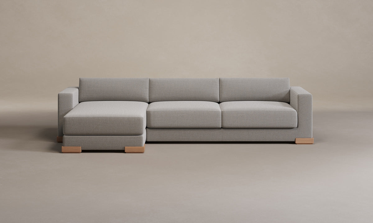 The Blair Sectional - Performance Linen Weave Beige