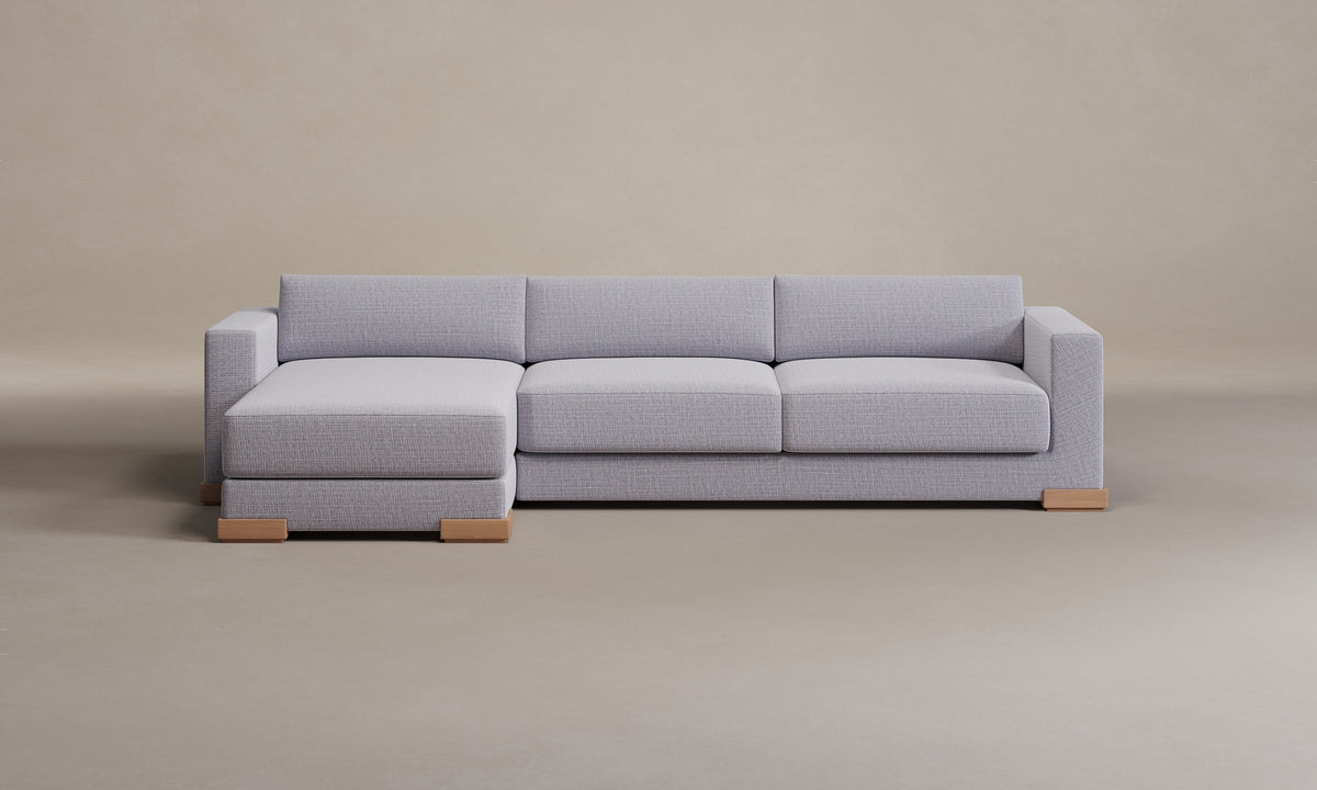The Blair Sectional - Performance Woven Chenille Rain