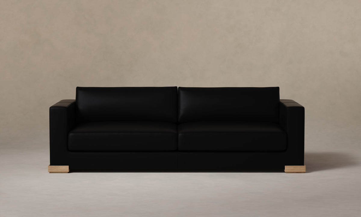 The Blair Sofa - Costa Leather Jet