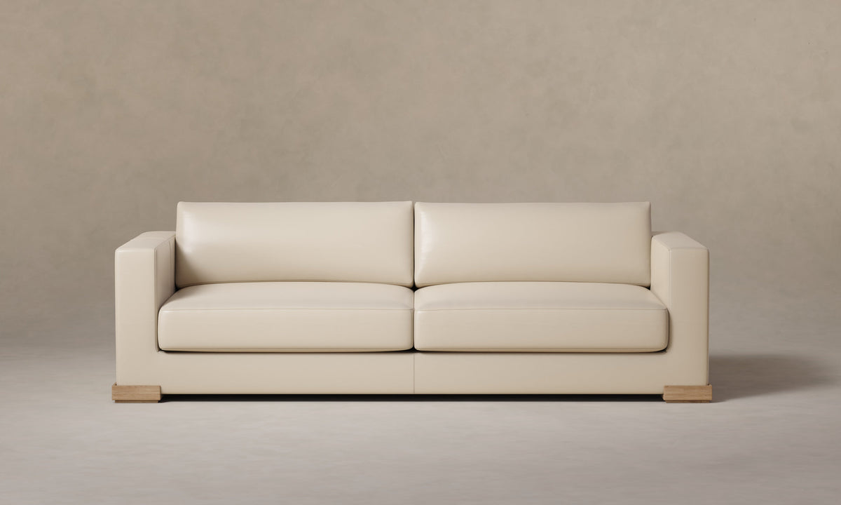 The Blair Sofa - Costa Leather Sesame
