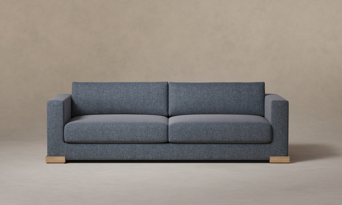 The Blair Sofa - Heritage Belgian Linen Lake
