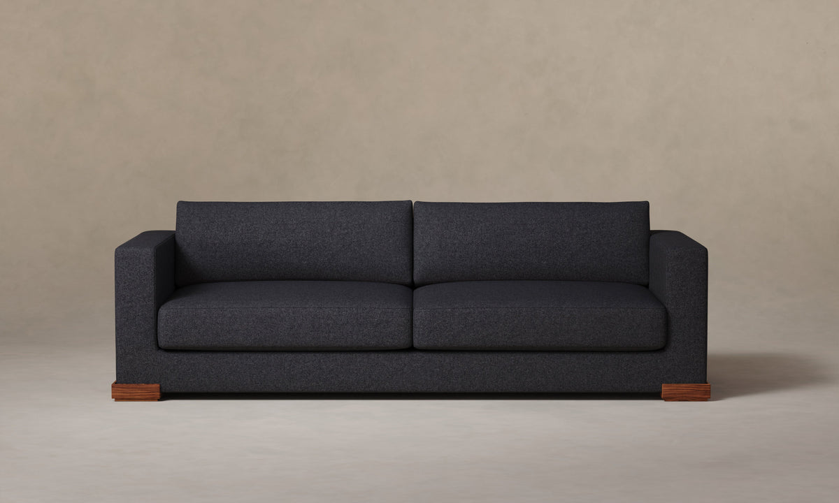 The Blair Sofa - Italian Brushed Wool Pepper