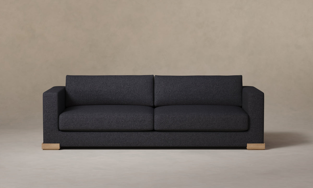 The Blair Sofa - Italian Brushed Wool Pepper