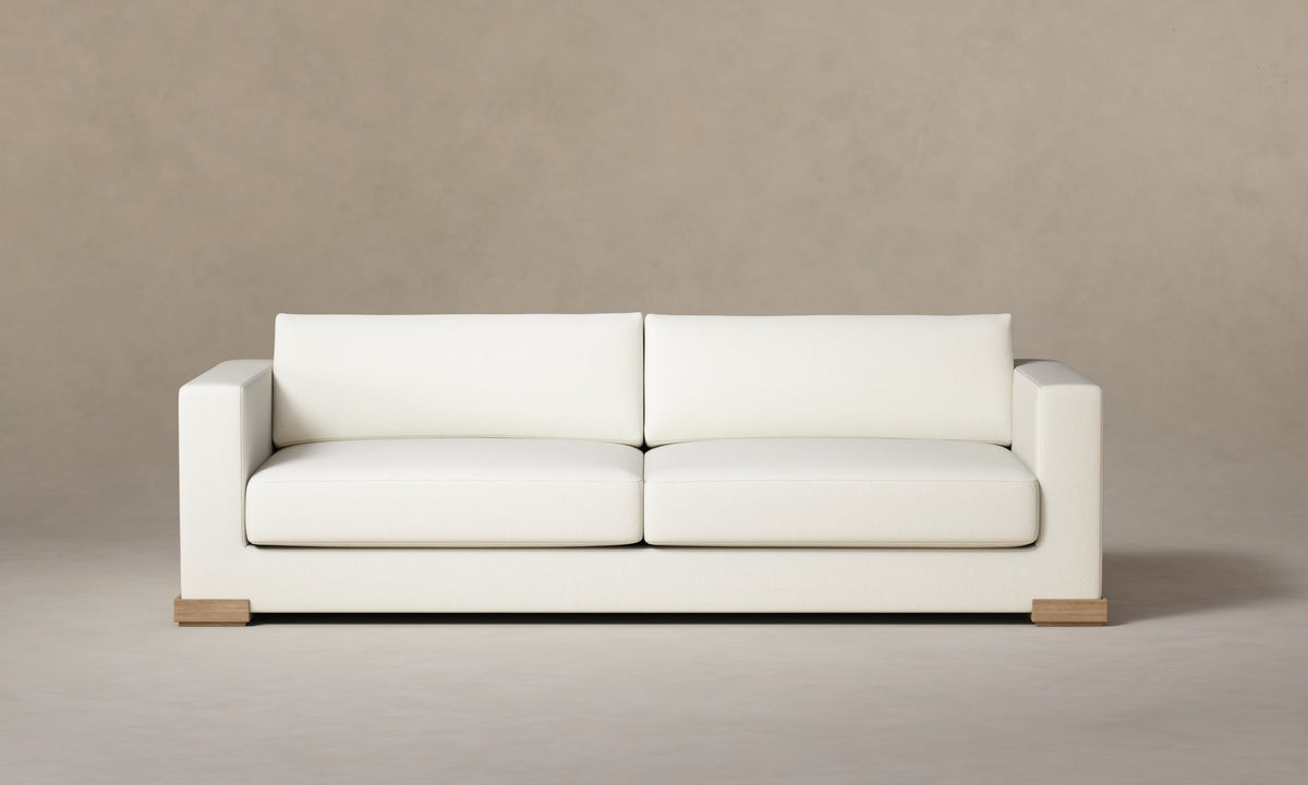 The Blair Sofa - Italian Brushed Wool Vanilla