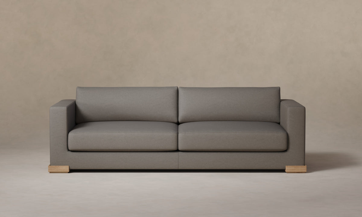 The Blair Sofa - Nubuck Leather Asphalt