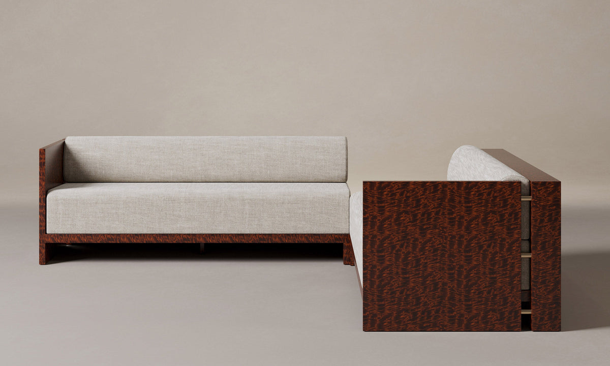 The Brasa Sectional - Heritage Belgian Linen Alder
