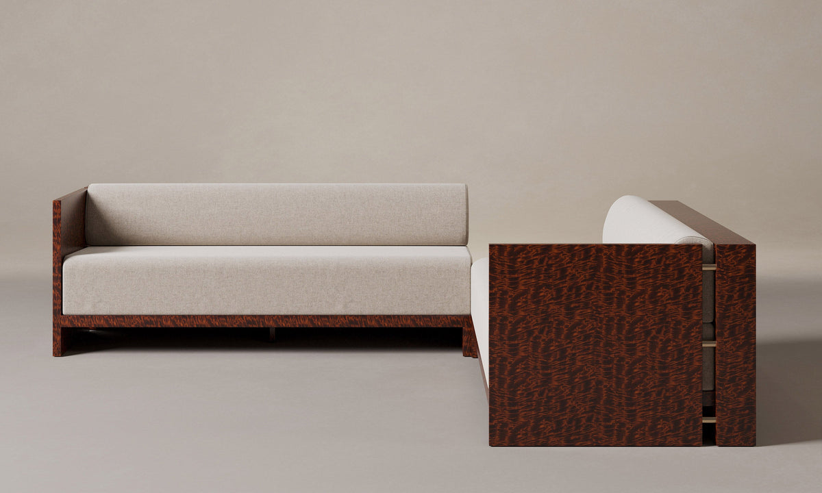 The Brasa Sectional - Italian Brushed Wool Fox