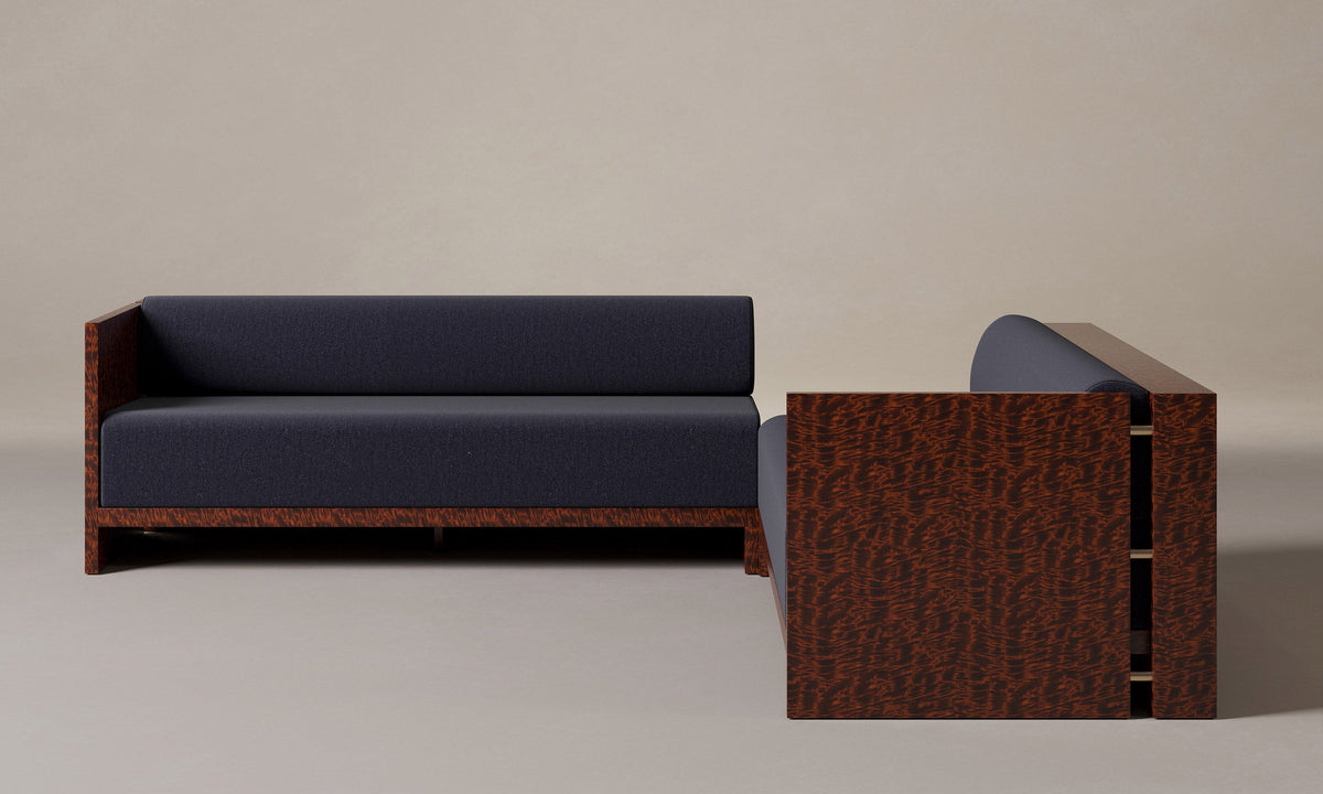 The Brasa Sectional - Marled Alpaca Velvet Nightfall