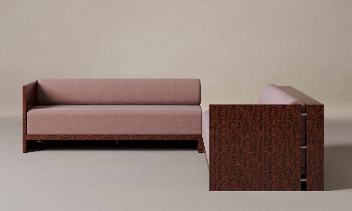 The Brasa Sectional - Mohair Peony
