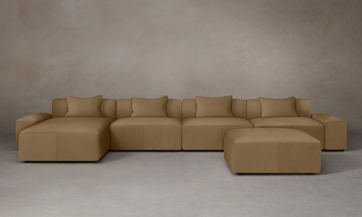 The Breuer Modular Sectional - Costa Leather Portobello