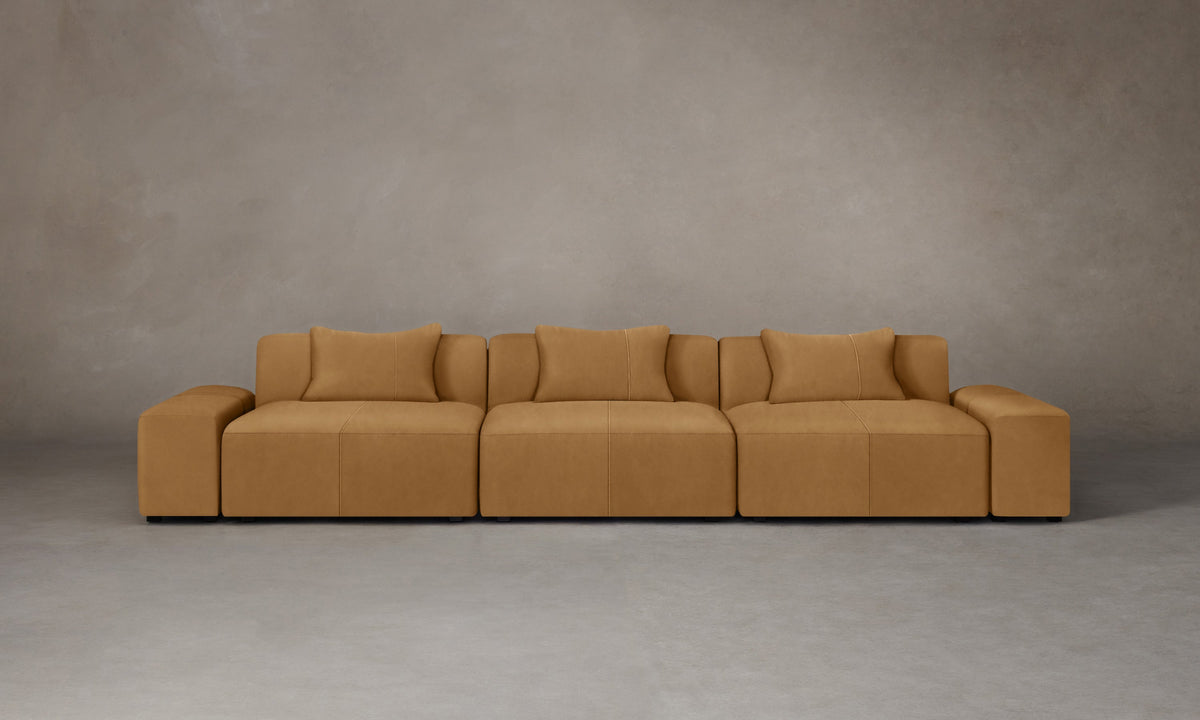 The Breuer Modular Sofa - Costa Leather Nutmeg