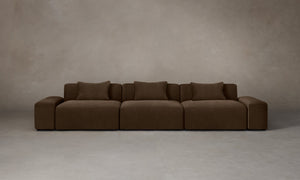 The Breuer Modular Sofa - Performance Velvet Bark