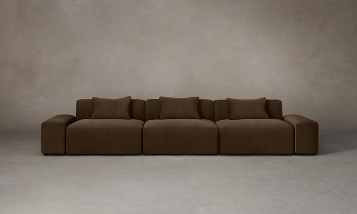 The Breuer Modular Sofa - Performance Velvet Bark