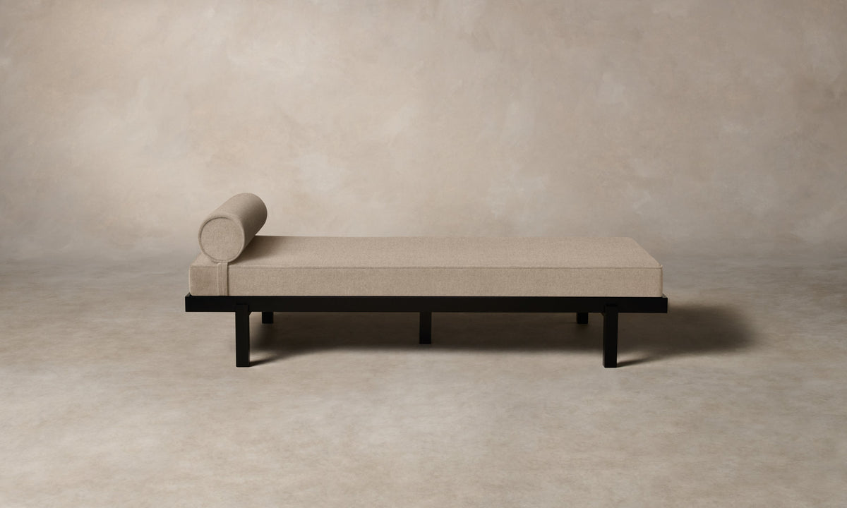 The Bruna Daybed - Italian Brushed Wool Fox