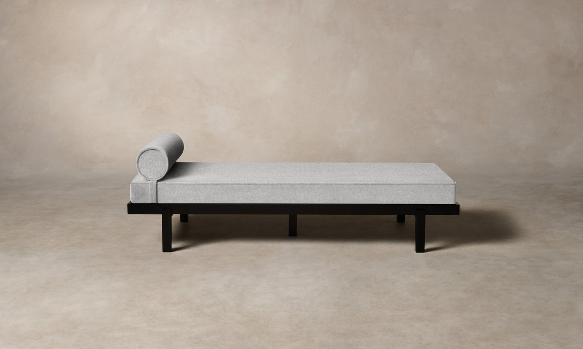 The Bruna Daybed - Italian Brushed Wool Moon