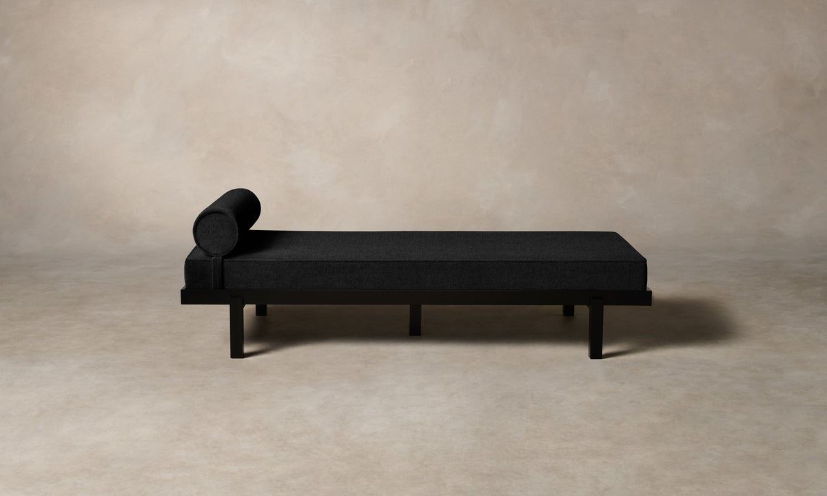 The Bruna Daybed - Italian Brushed Wool Pepper