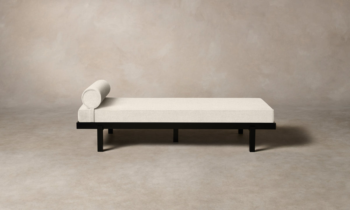 The Bruna Daybed - Italian Brushed Wool Vanilla