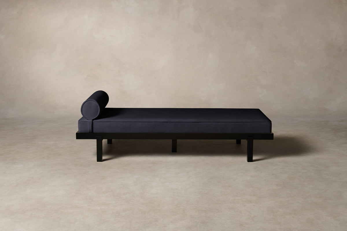 The Bruna Daybed - Marled Alpaca Velvet Nightfall