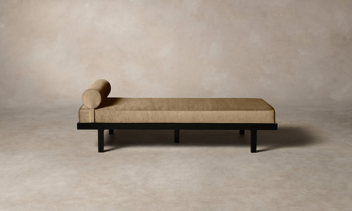 The Bruna Daybed - Mohair Almond