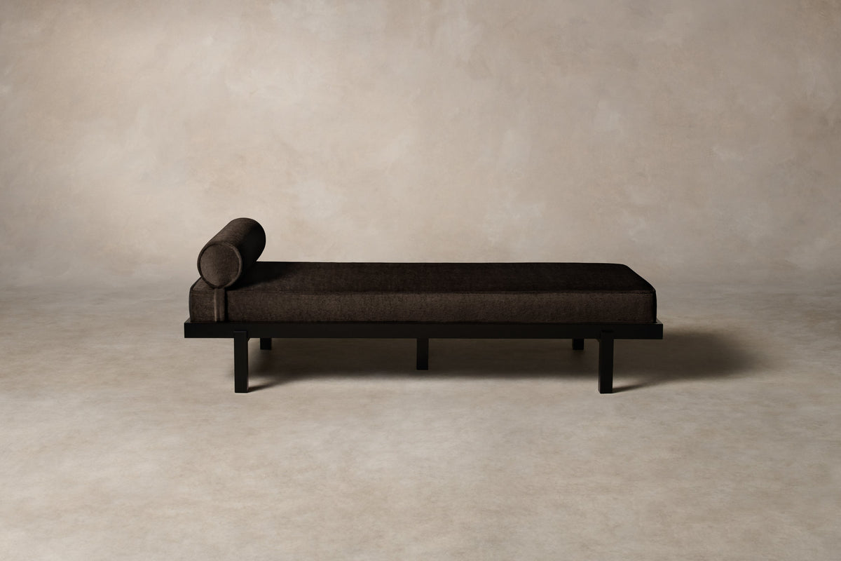 The Bruna Daybed - Mohair Chocolate
