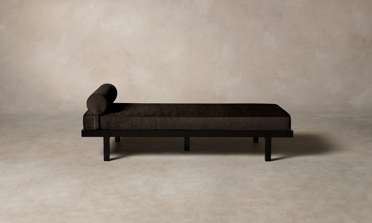 The Bruna Daybed - Mohair Chocolate