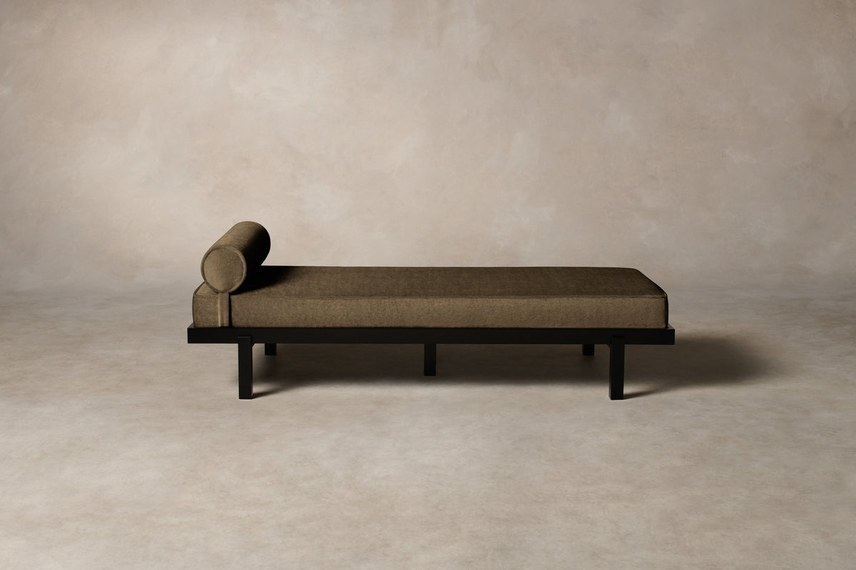 The Bruna Daybed - Mohair Mink