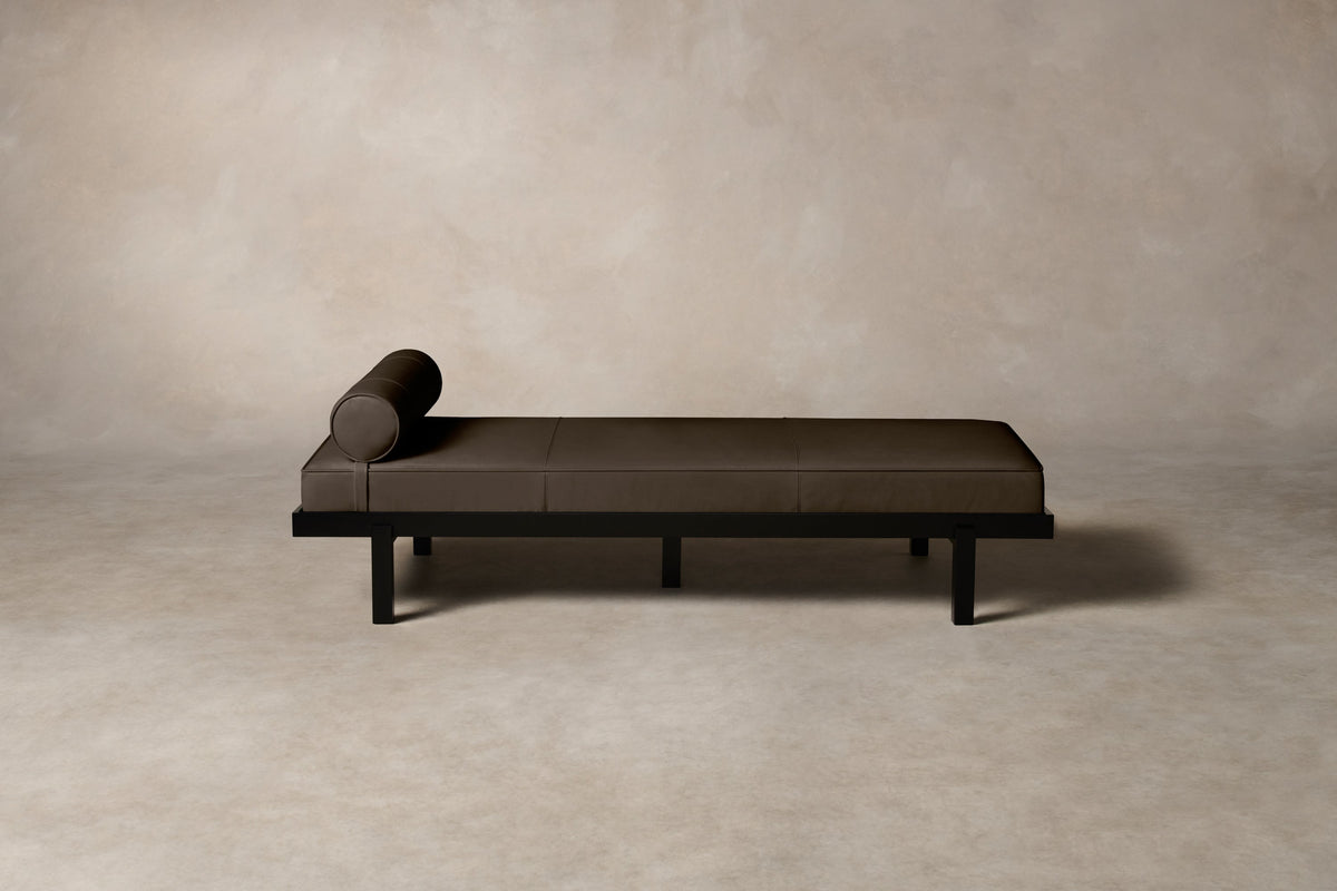 The Bruna Daybed - Nubuck Leather Espresso