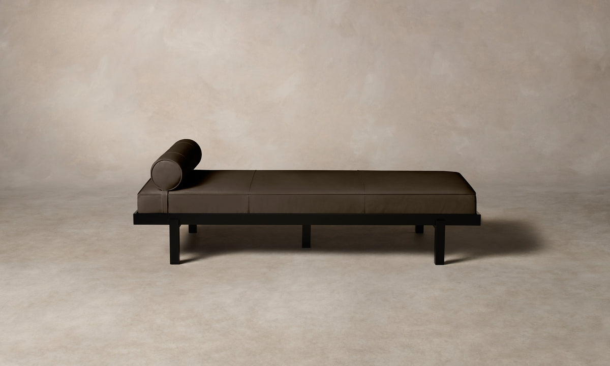 The Bruna Daybed - Nubuck Leather Espresso