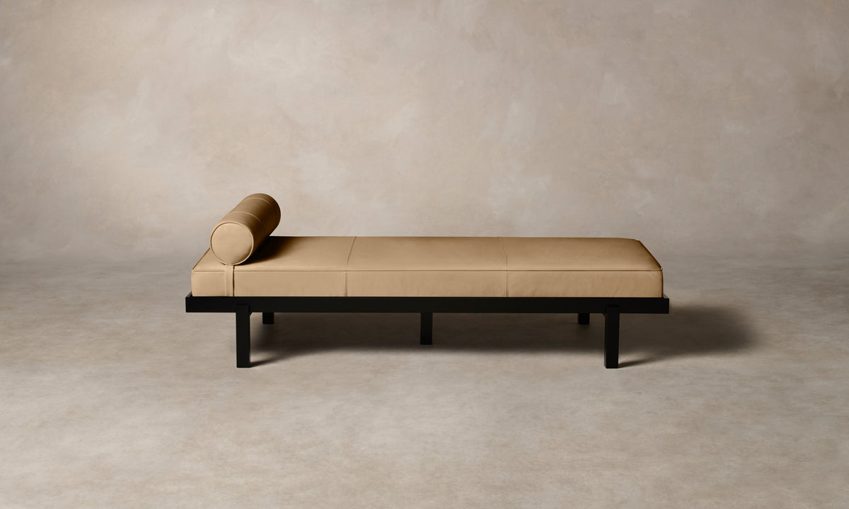 The Bruna Daybed - Nubuck Leather Rye