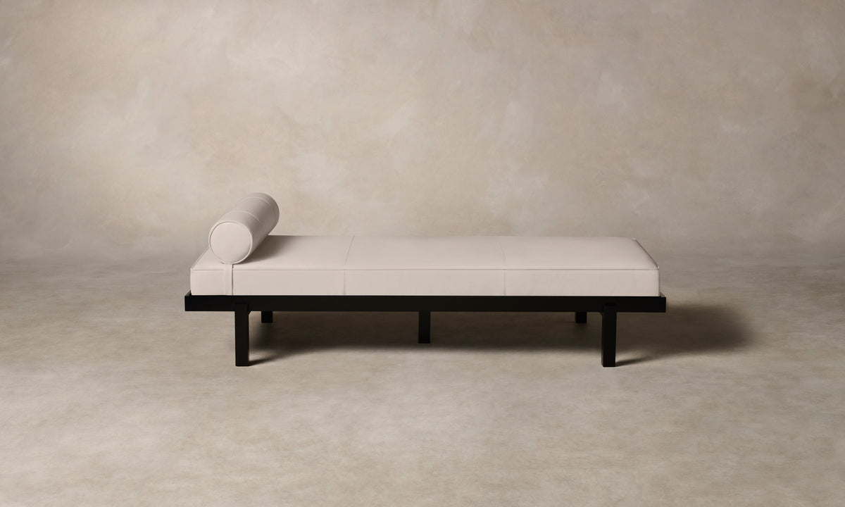 The Bruna Daybed - Nubuck Leather Sail