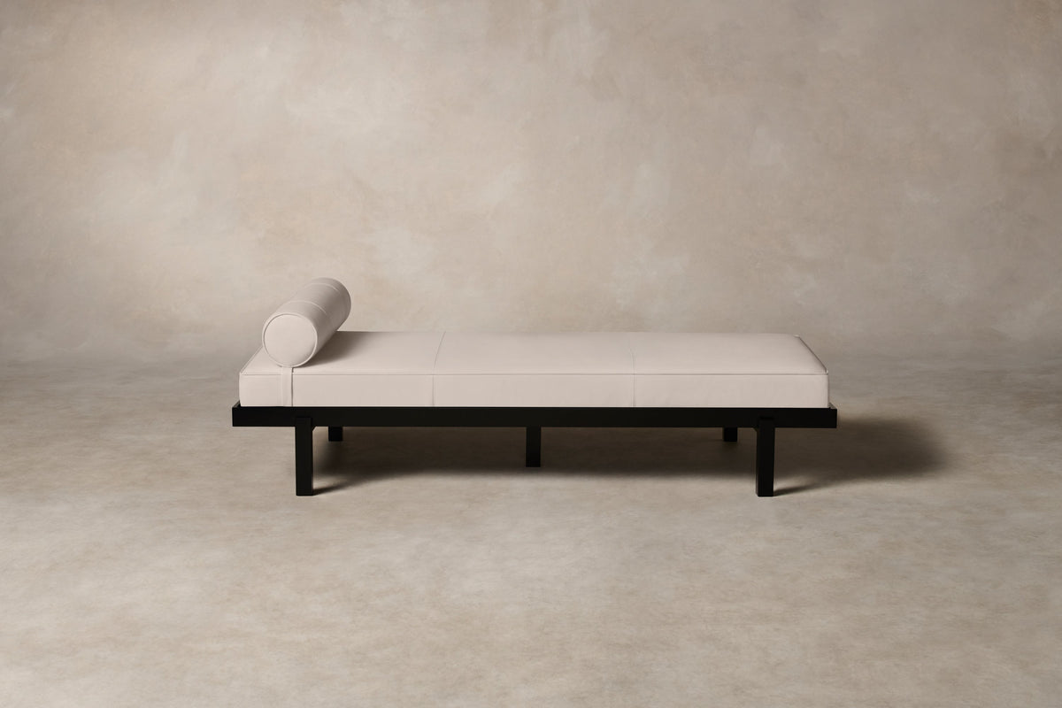 The Bruna Daybed - Nubuck Leather Sail