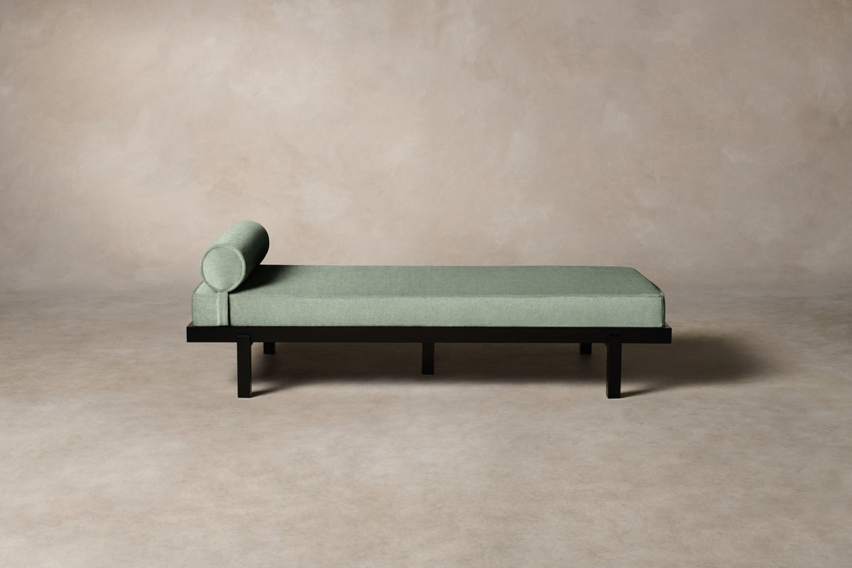 The Bruna Daybed - Performance Velvet Seafoam