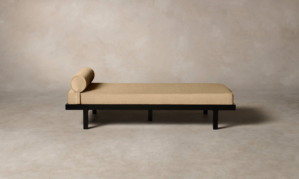 The Bruna Daybed - Performance Velvet Taupe