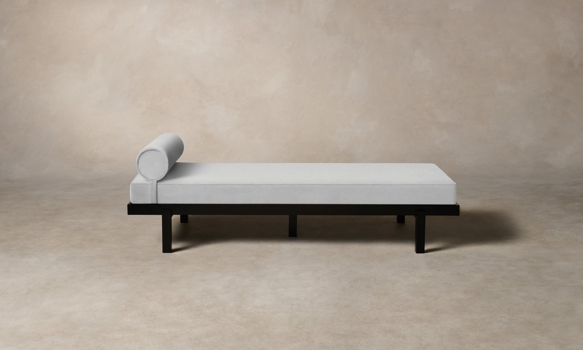 The Bruna Daybed - Performance Woven Chenille Rain