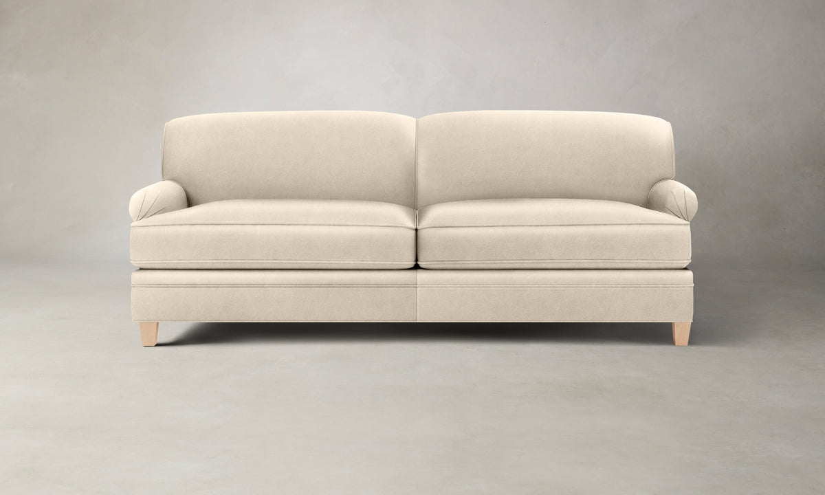 The Carmine Sofa - Costa Leather Sesame