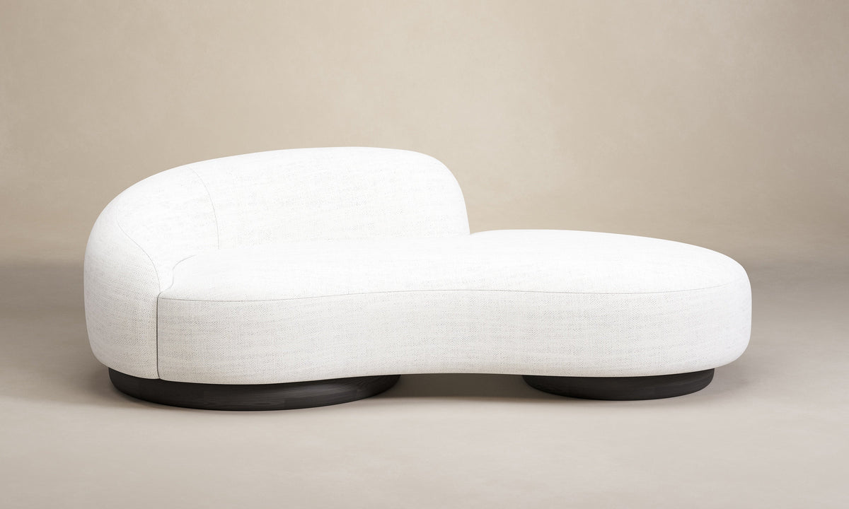 The Celine Sofa - Heritage Belgian Linen Egret