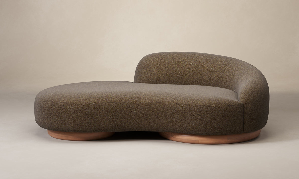 The Celine Sofa - Italian Brushed Wool Cocoa