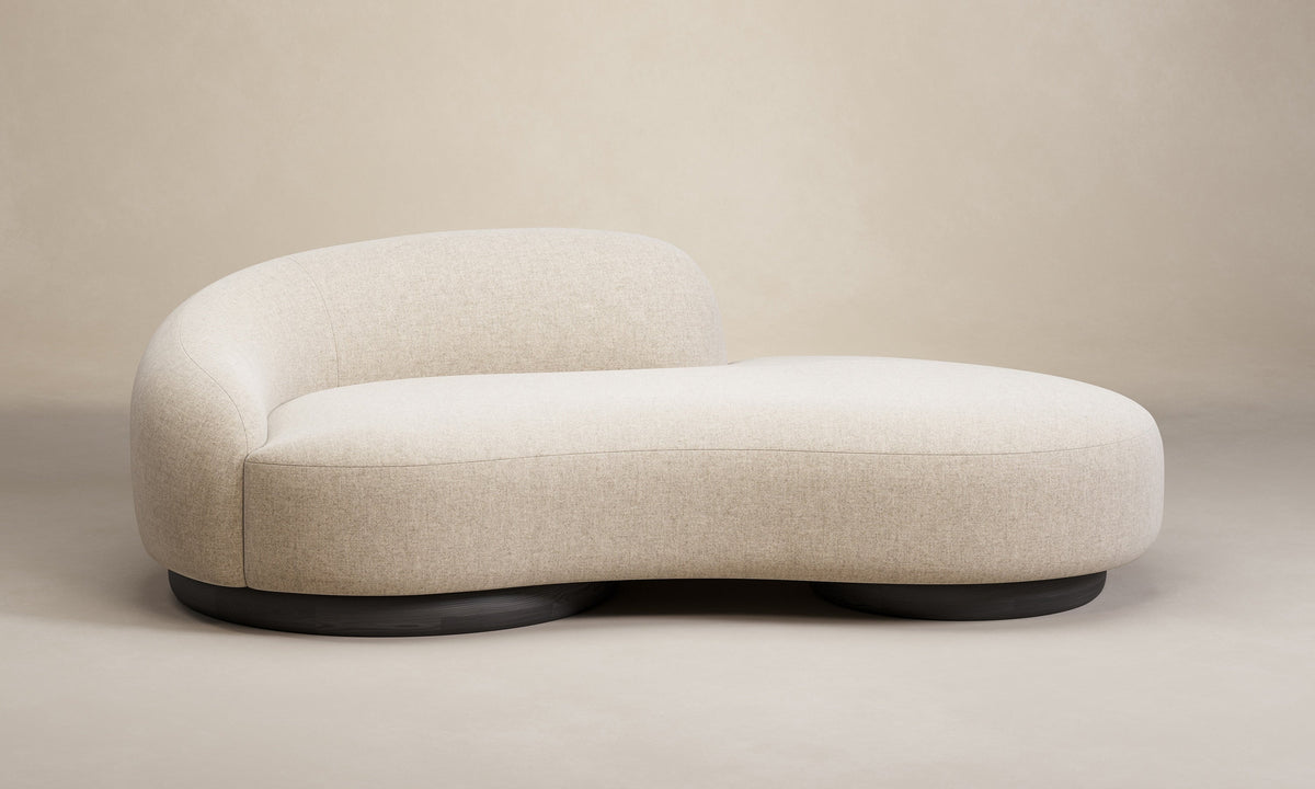 The Celine Sofa - Italian Brushed Wool Fox