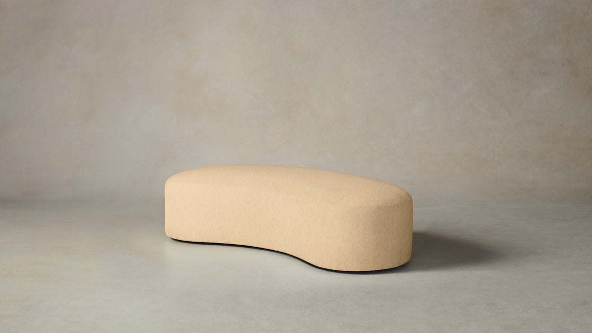 The Chelsea Daybed - Deep Pile Mohair Doe