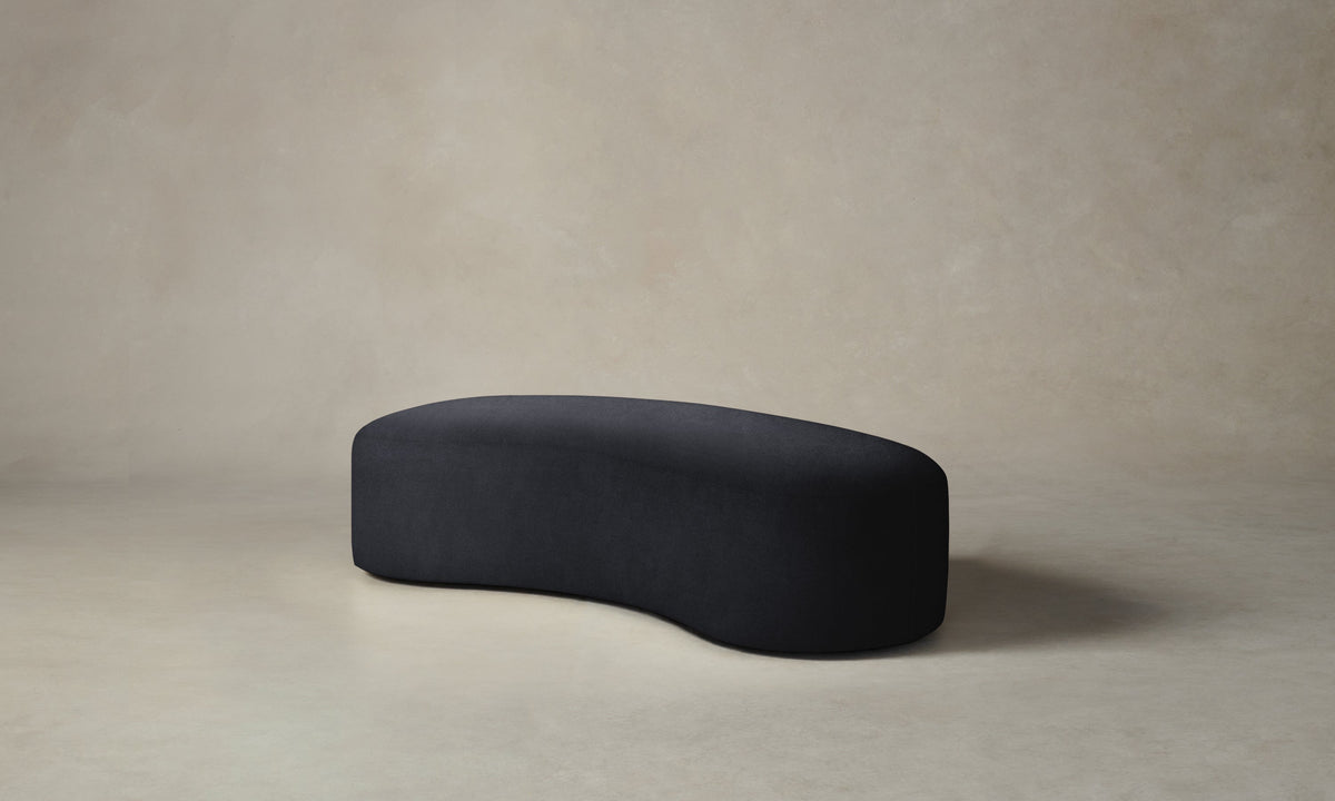 The Chelsea Daybed - Marled Alpaca Velvet Nightfall