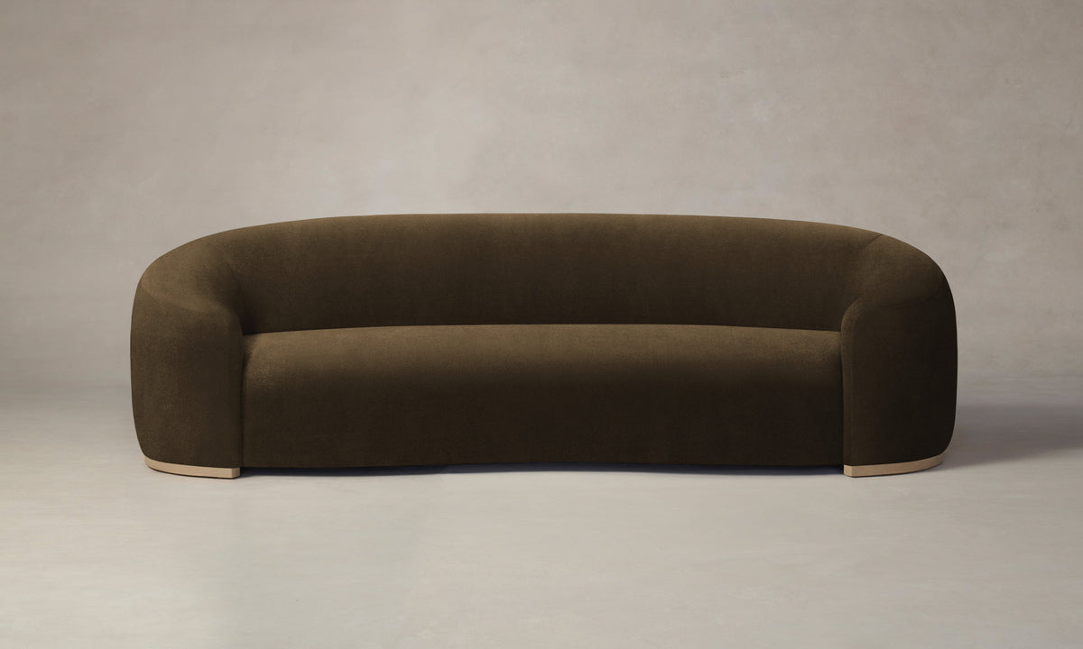 The Chelsea Sofa - Marled Alpaca Velvet Marsh