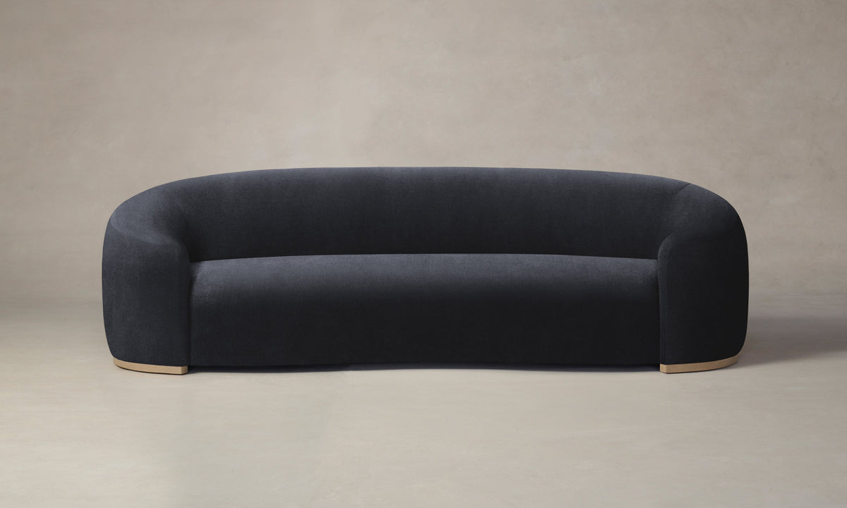 The Chelsea Sofa - Marled Alpaca Velvet Nightfall