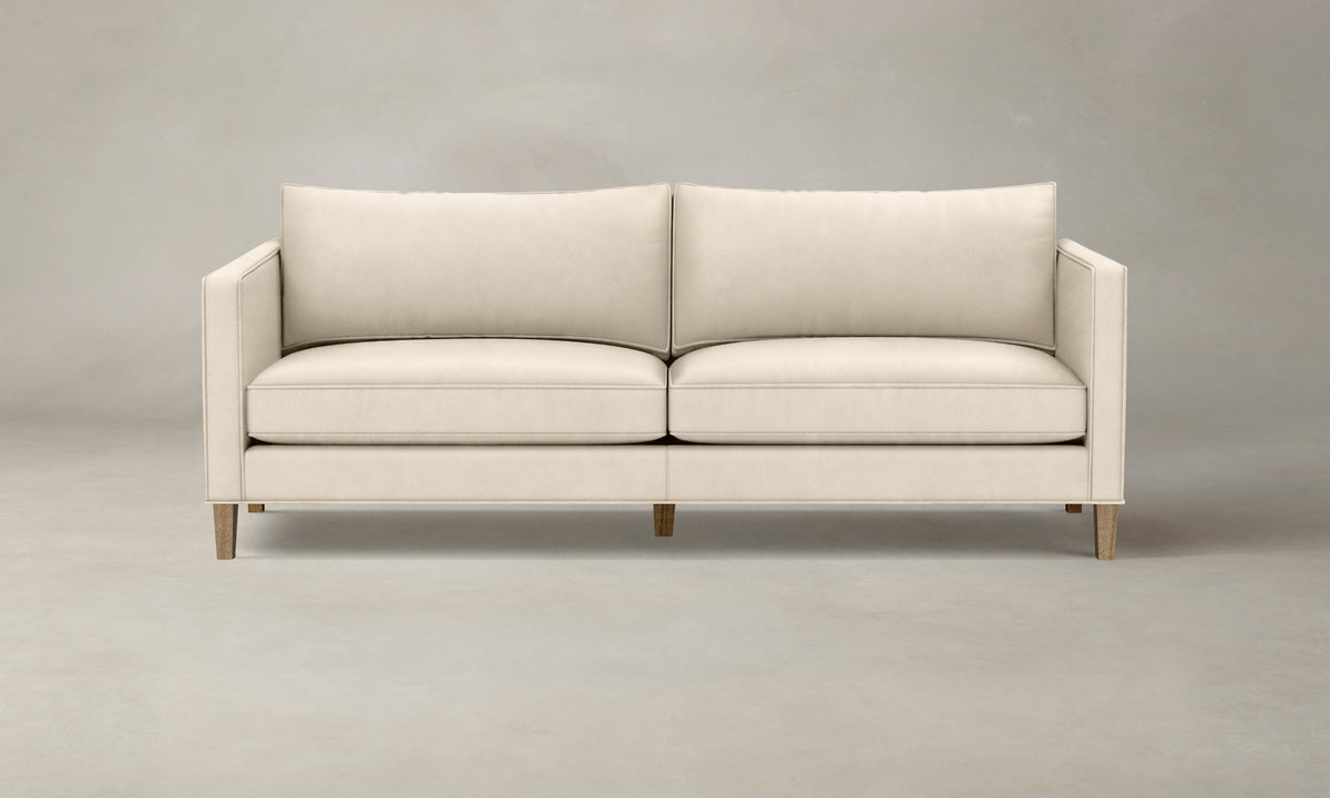 The Crosby Sofa - Costa Leather Sesame