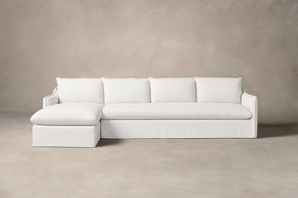The Dune Sectional - Performance Woven Chenille Lace