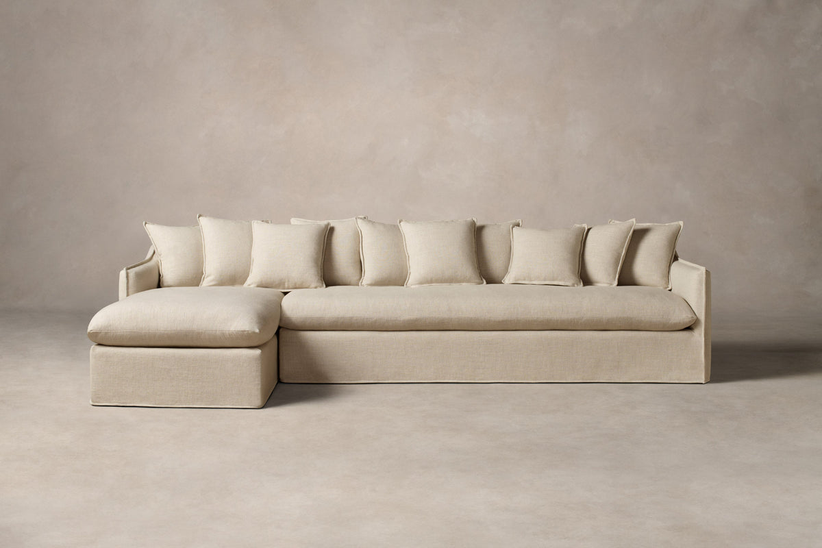 The Dune Sectional - Performance Linen Weave Prairie