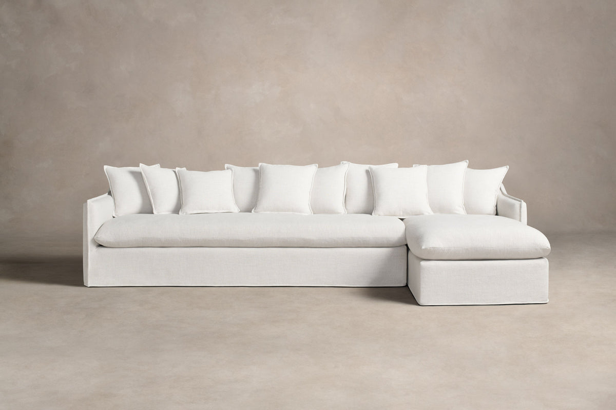 The Dune Sectional - Performance Woven Chenille Lace