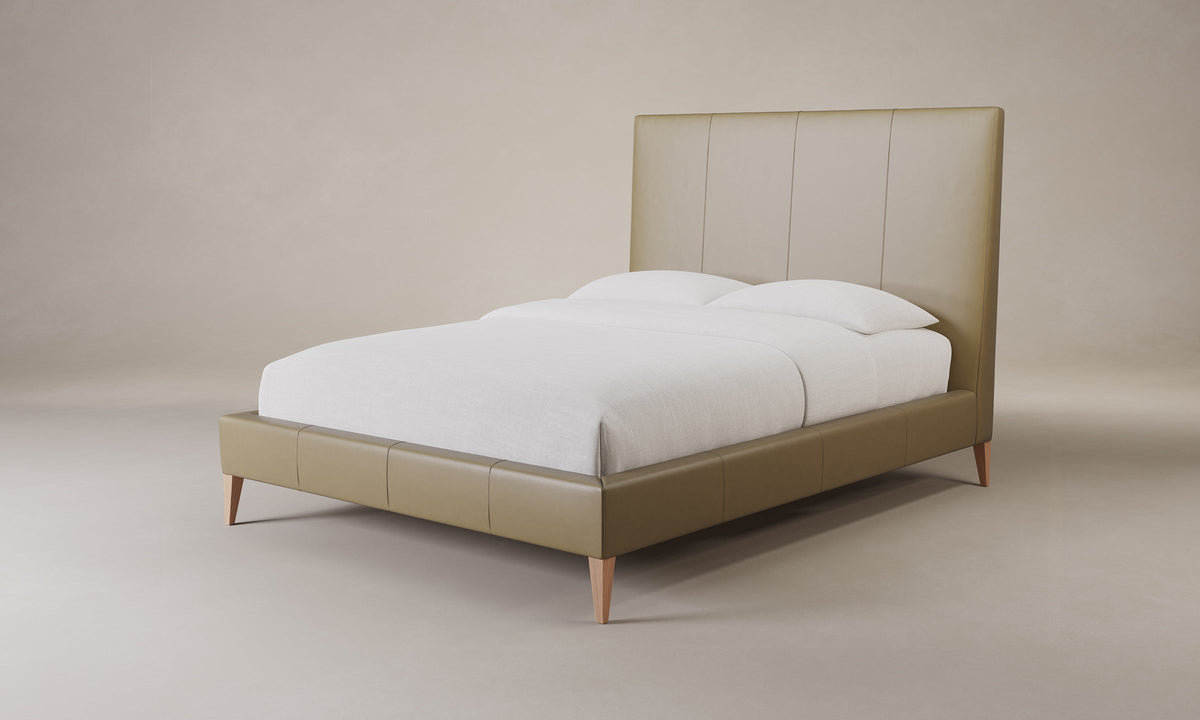 The Essex Bed - Costa Leather Portobello