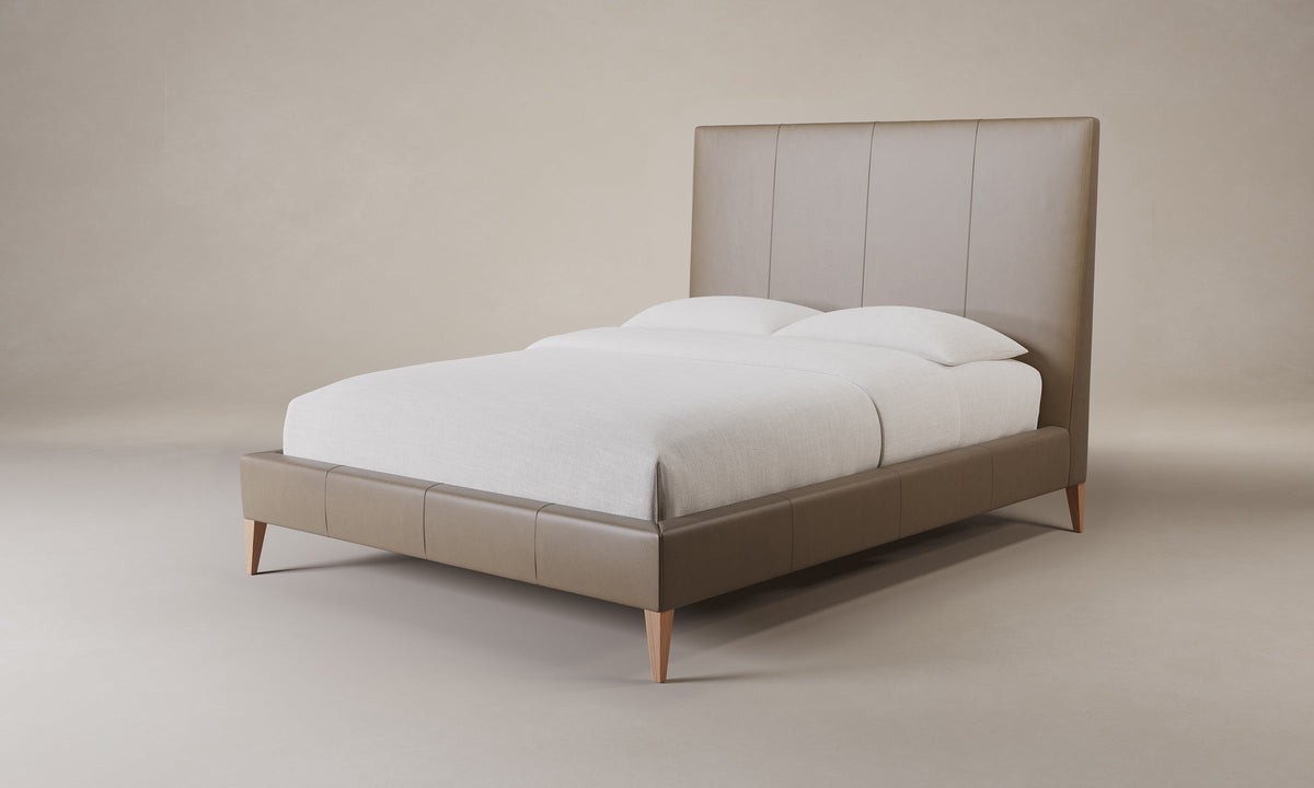 The Essex Bed - Costa Leather Ridge