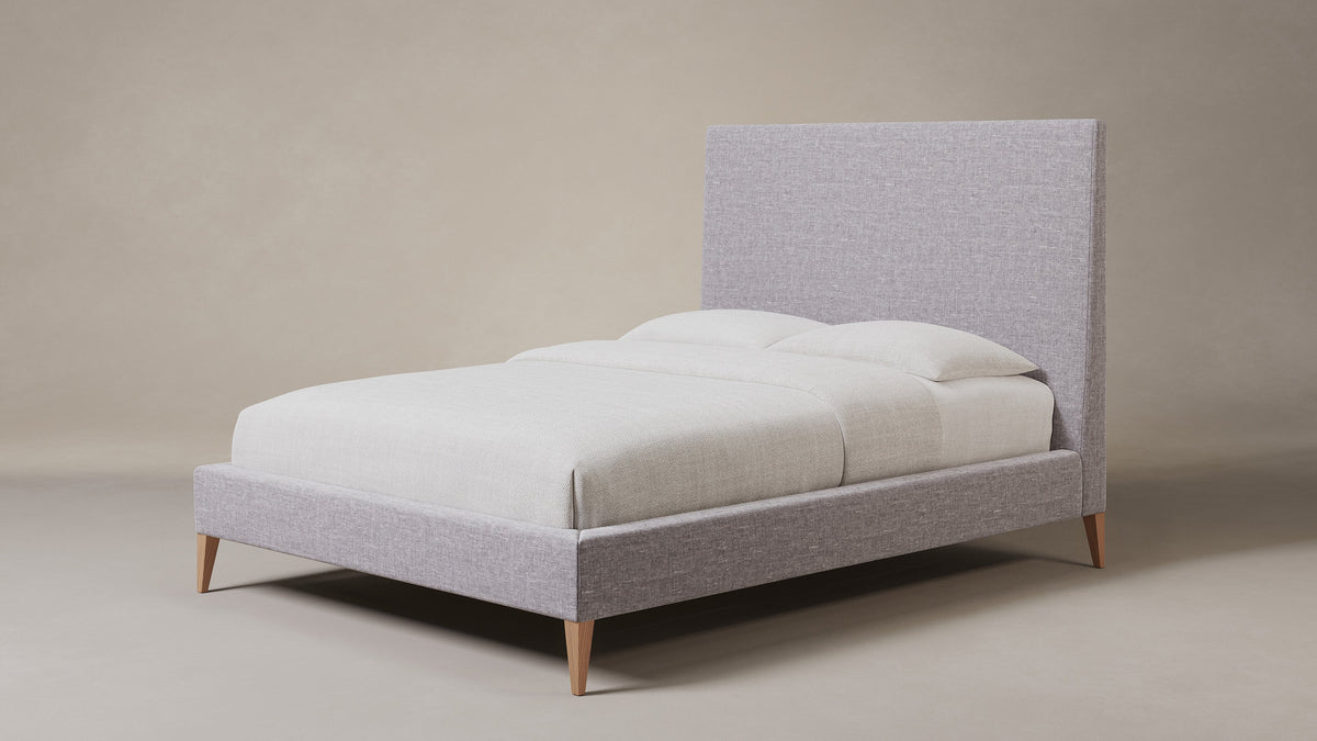 The Essex Bed - Heritage Belgian Linen Agate